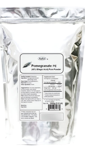 Nusci Extracto De Granada En Polvo Estandarizado 40% Ácido Elágico (1000 G (35,2 Oz))