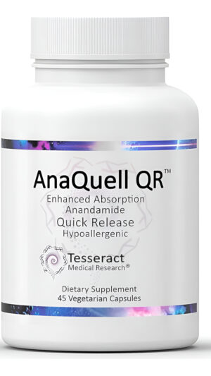 Tesseract Medical Research Anaquell Qr, Suplemento Para Aliviar El Estrés Y El Estado De Ánimo, Liberación Rápida L Cit
