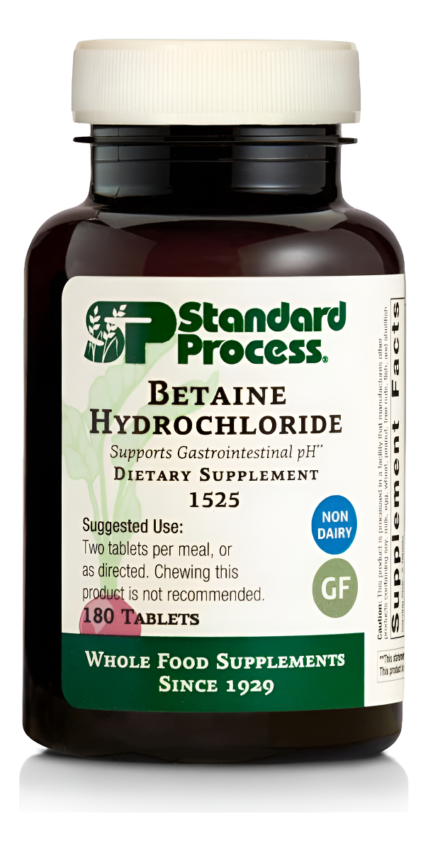 Clorhidrato De Betaína De Proceso Estándar - Suplemento Gastrointestinal Integral Y Salud Digestiva Con Citrato De Magn