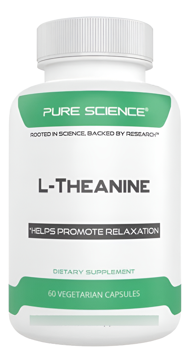 Pure Science Suplemento De L-teanina 400 Mg Apoya La Cognición, Mejora El Rendimiento Mental Y Calma La Mente Y Reduc