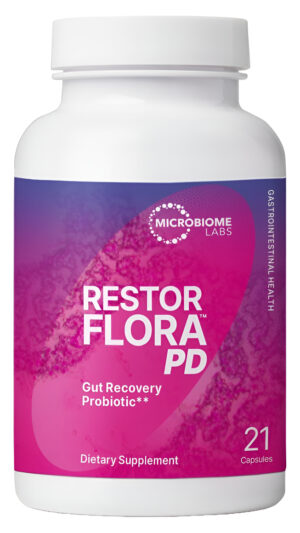 Microbiome Labs Restorflora Pd - Probióticos Diarios Para La Salud Digestiva Con Saccharomyces Boulardii - Apoya La Sal