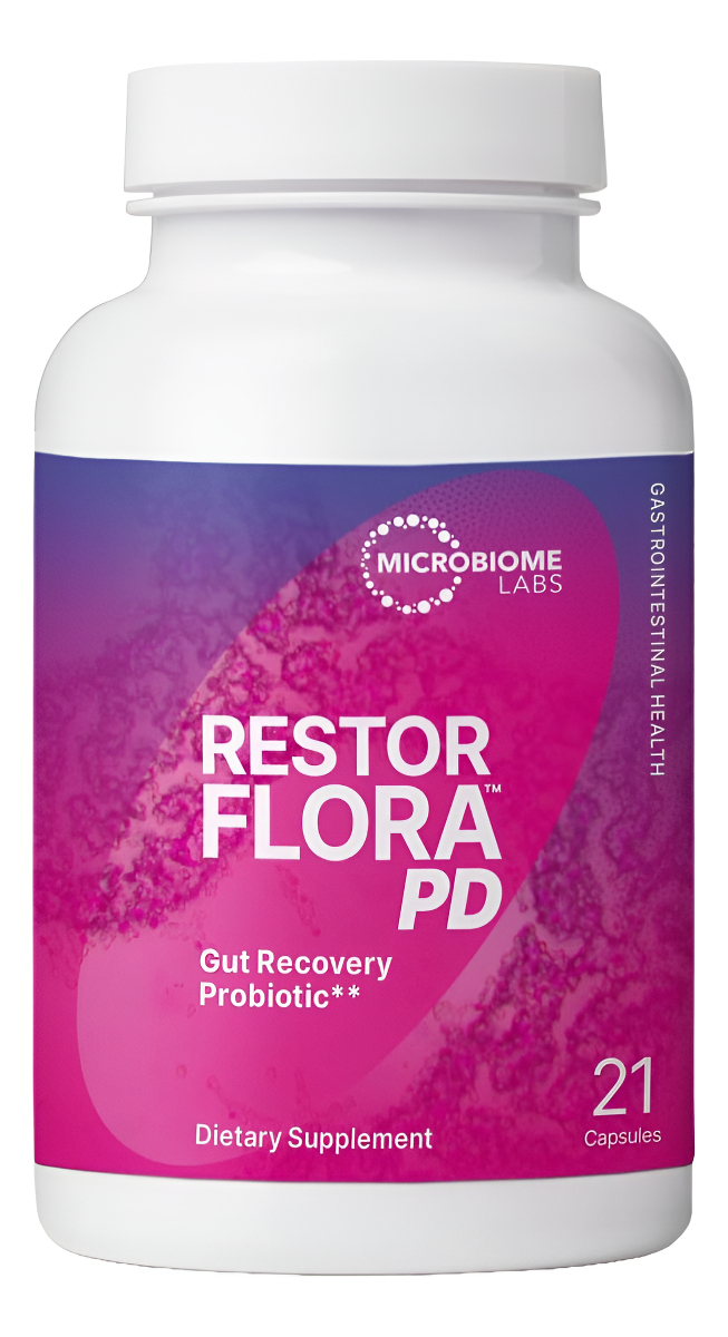 Microbiome Labs Restorflora Pd - Probióticos Diarios Para La Salud Digestiva Con Saccharomyces Boulardii - Apoya La Sal