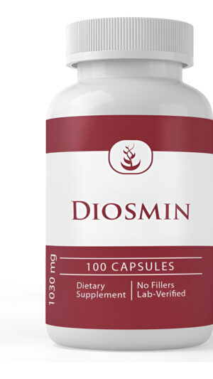 Pure Original Ingredients Diosmina (100 Cápsulas) Siempre Pura, Sin Aditivos Ni Rellenos, Verificado Por Laboratorio