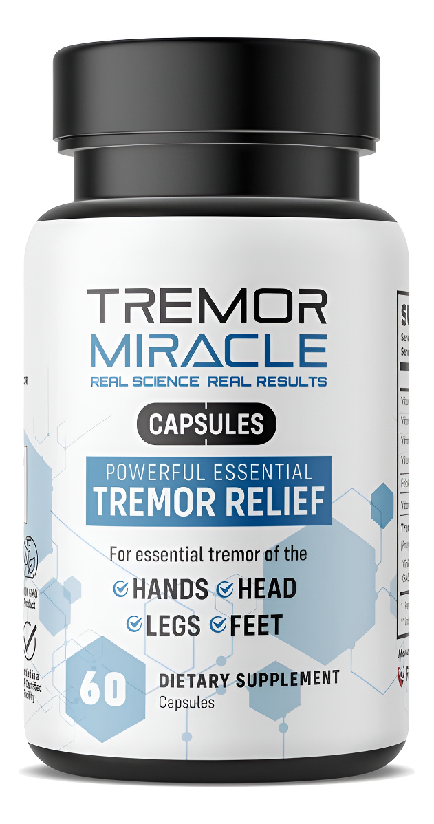 Tremor Miracle Capsules - Suplemento Esencial De Hierbas Para Manos, Piernas, Pies, Temblores De Cabeza