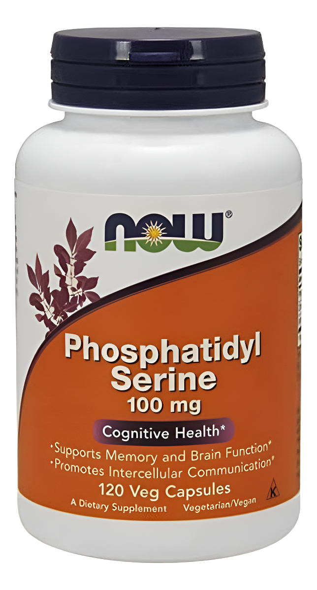 Now Foods Fosfatidil Serina 100mg 120 Vcaps