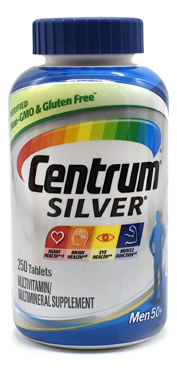 Centrum® Silver® Multivitamínico Para Hombres De Más De 50 Años, 250 Tabletas.