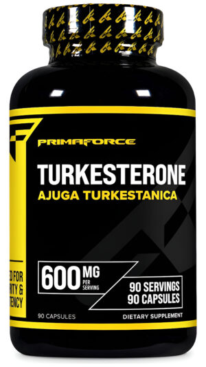 Primaforce Turkesterone 600 Mg, 90 Cápsulas - Suplemento Sin Omg Y Sin Gluten