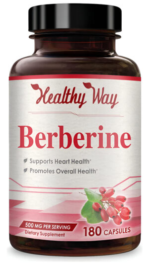 Healthyway Berberina 500mg 180 Cápsulas