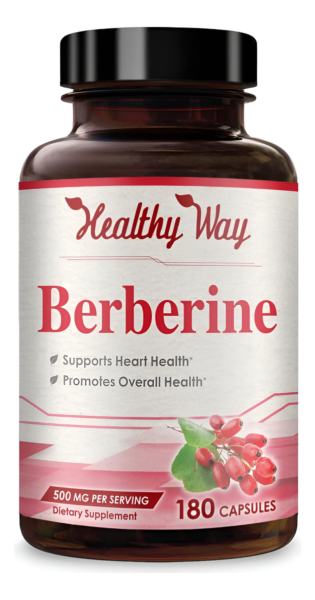 Healthyway Berberina 500mg 180 Cápsulas