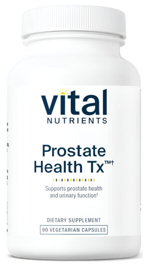 Vital Nutrients - Prostate Health Tx - Soporte De Próstata Basado En La Evidencia - 90 Cápsulas Vegetarianas Por Botell