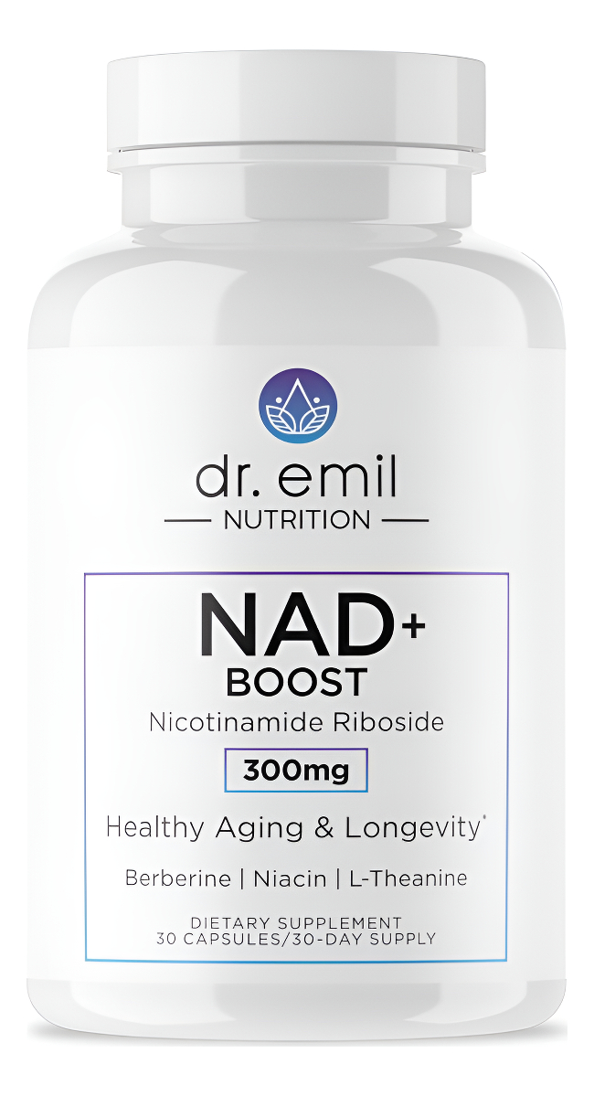 Dr. Emil Nutrition Nad+ Boost - Nicotinamide Riboside Supplement For Longevity, Healthy Aging & Cellular Regeneration