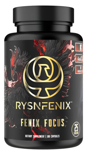 Fenix Focus Advanced Nootropic Brain Health, Memory, Focus Supplement - Cafeína Rápida Y Lenta + Teanina Y B12 - Menos