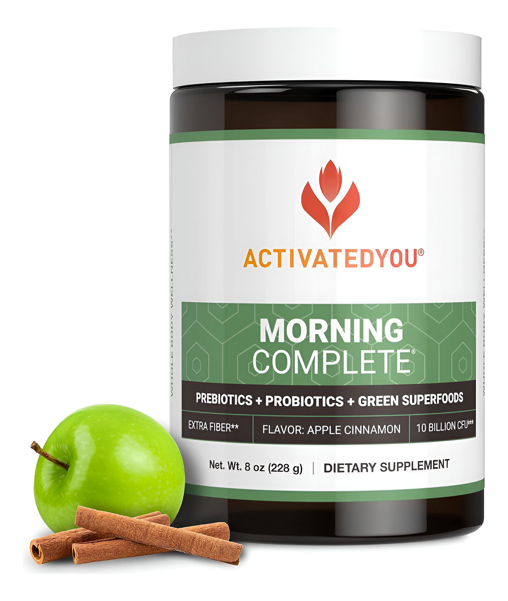 Activatedyou Morning Complete Daily Wellness Greens - Mezcla De Bebida De Superalimento Para La Salud Intestinal Con Pr