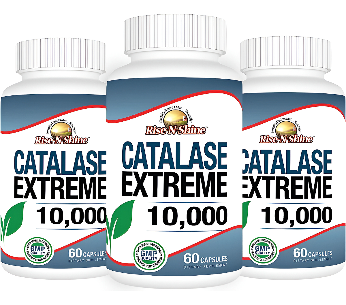 Catalase Extreme 10,000 3 Meses Suplemento De Cabello Enzimá