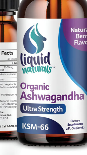 Liquid Naturals Suplemento De Ashwagandha Ksm-66, Gotas Líquidas, 2 Fl. Oz.
