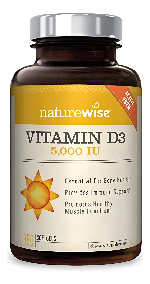 Vitamina D3 5000 iu 360 Caps