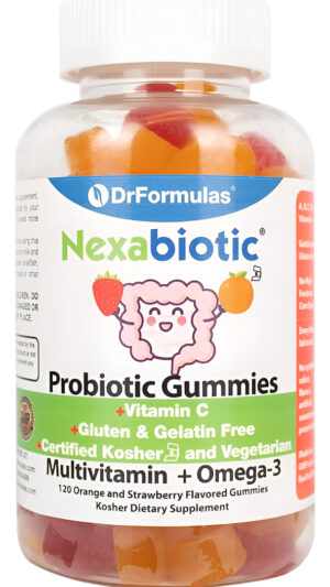 Drformulas 120 Gomitas Multivitamínicas Con Omega 3 Y Probióticos Para Niños Y Adultos Con Vitamina C