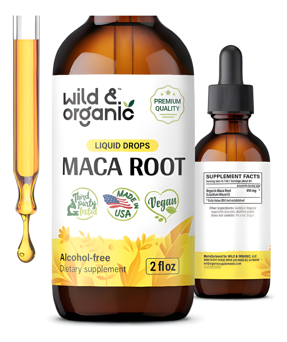 Gotas Líquidas De Raíz De Maca, Tintura Orgánica De Raíz De Maca Para Hombres Y Mujeres, Extracto Líquido De Raíz De Ma