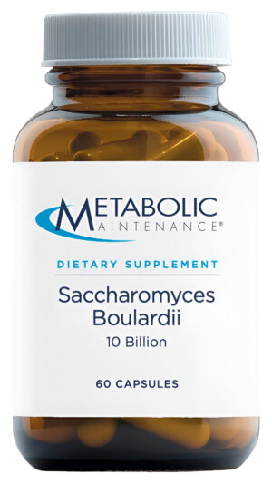 Metabolic Maintenance Saccharomyces Boulardii - Probiótico Estable En Almacenamiento De 10 Mil Millones De Ufc (60 Cáps