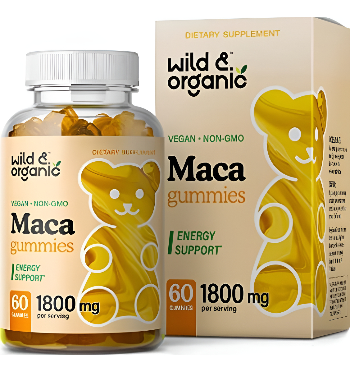 Maca 60gomas - Wild & Organic