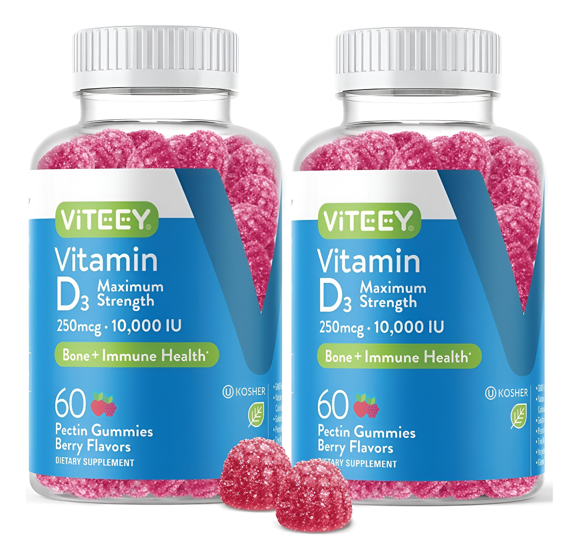 Vitamina D3 10000iu 60gum Vitee