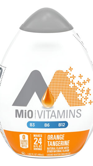 Mio Potenciador De Agua Líquido Con Vitaminas, Mandarina Naranja, 1.62 Onzas, Paquete De 4