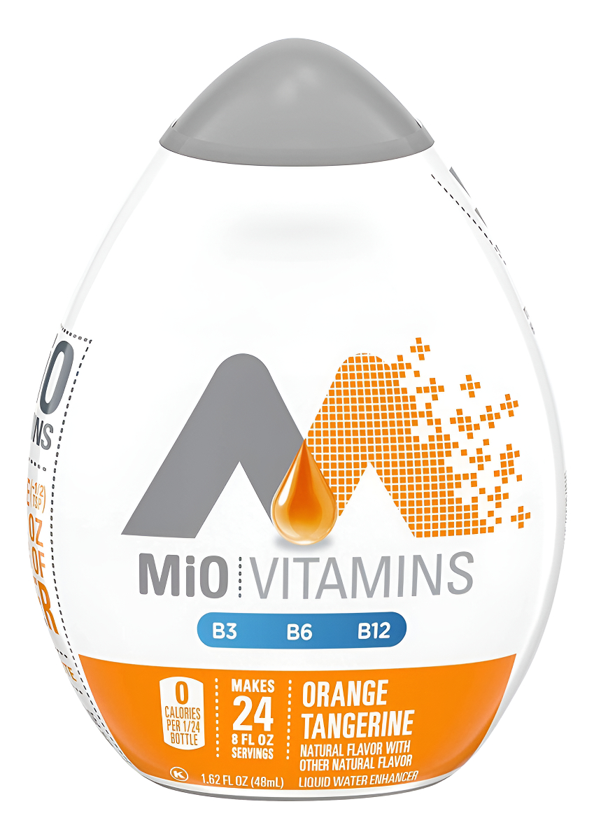 Mio Potenciador De Agua Líquido Con Vitaminas, Mandarina Naranja, 1.62 Onzas, Paquete De 4