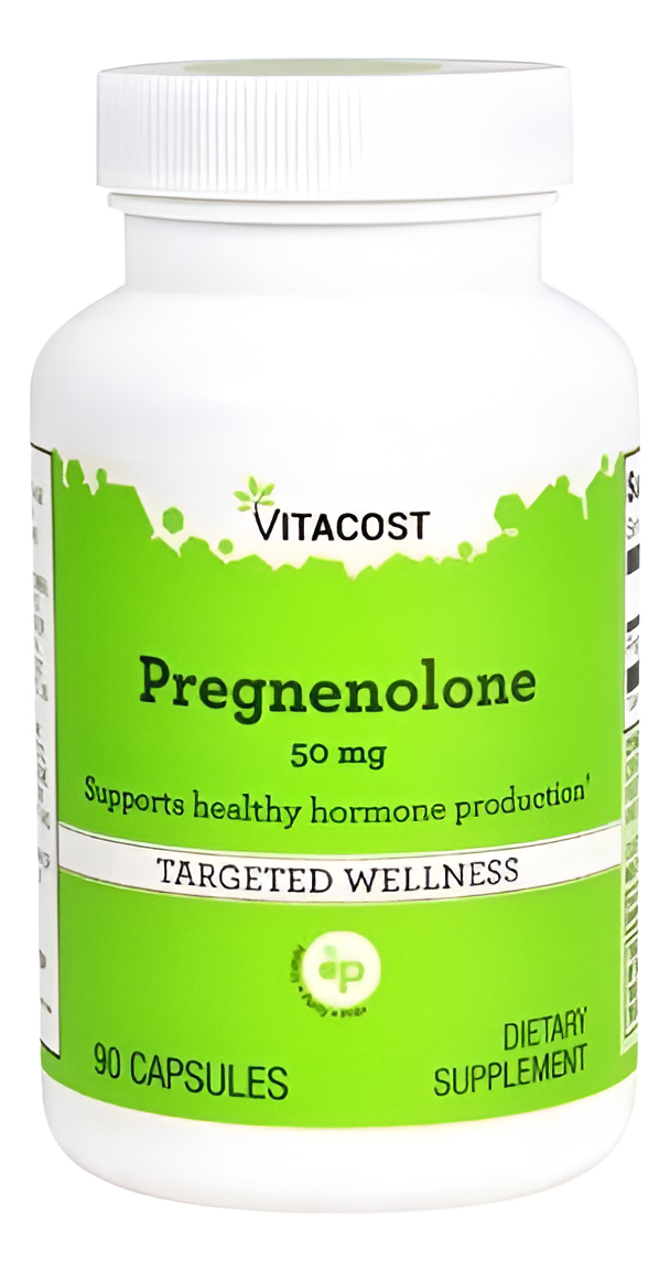 Pregnenolone 50mg 90capsules Apoya La Función Cerebral