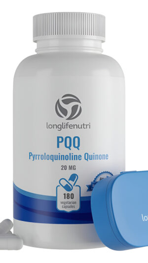 Suplemento Pqq De Alta Pureza - 180 Cápsulas - Pqq 20mg - Suplementos Mitocondriales - Cápsulas De Quinina - Suplemento