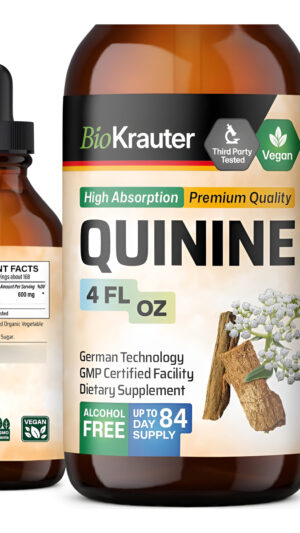 Mauwe Herbs Extracto Líquido Para Aliviar Los Calambres En Las Piernas De Quinina, Gotas De Corteza De Cinchona Officin