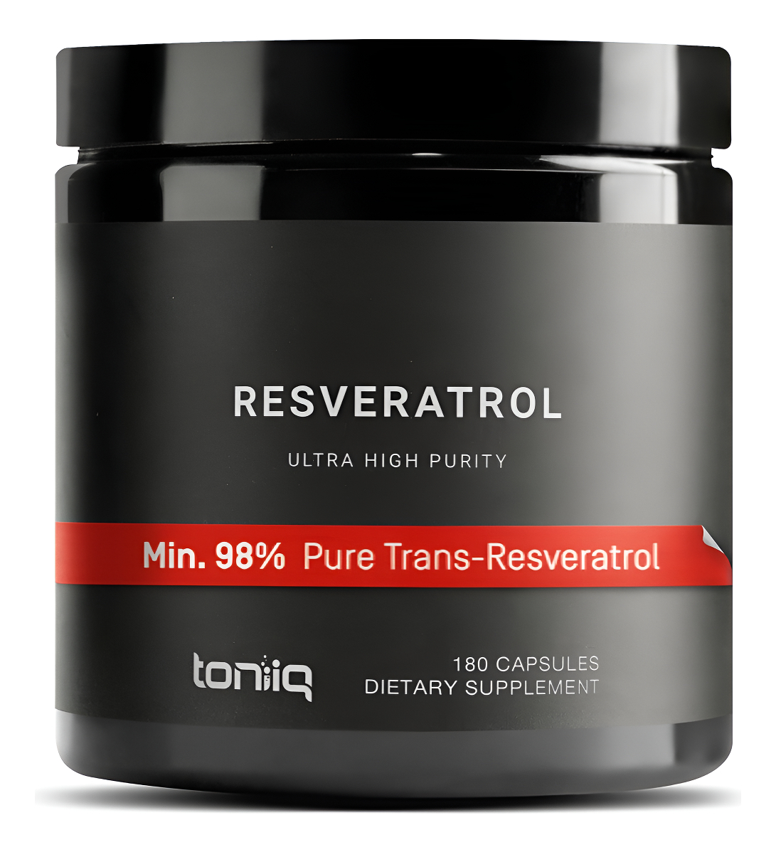 Toniiq Cápsulas De Resveratrol Ultra Alta Pureza 98% 180 Cápsulas
