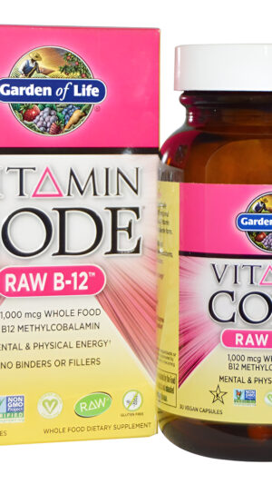 Garden Of Life Vitamin Code Vitamina B12 Cruda 30 Cápsulas (paquete De 2)