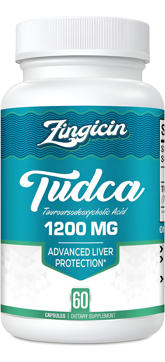 Tudca Suplemento 1200mg - 60 Cápsulas Vegetales, Potentes Suplementos De Sales Biliares Tudca Para El Hígado, Digestión