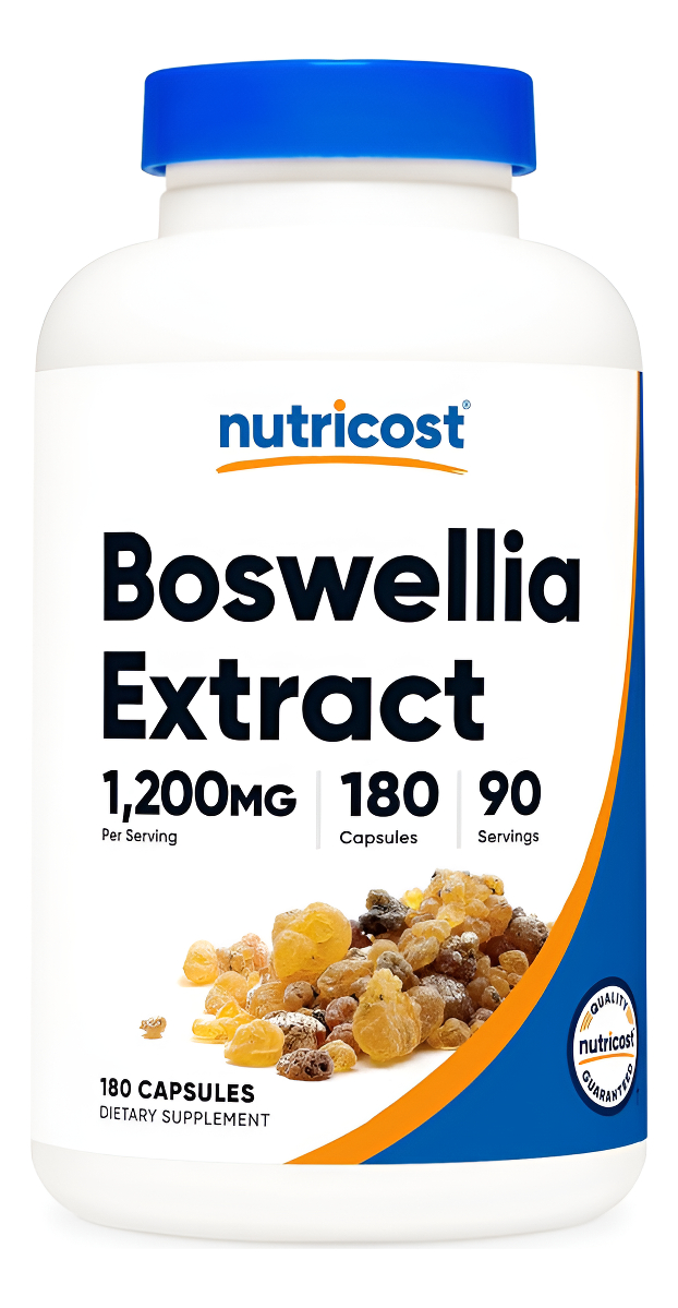 Nutricost Boswellia Extract 65% Cápsulas De Ácido Boswélico (1,200 Mg) (180 Cápsulas) - Sin Gluten, Sin Omg, Vegetarian