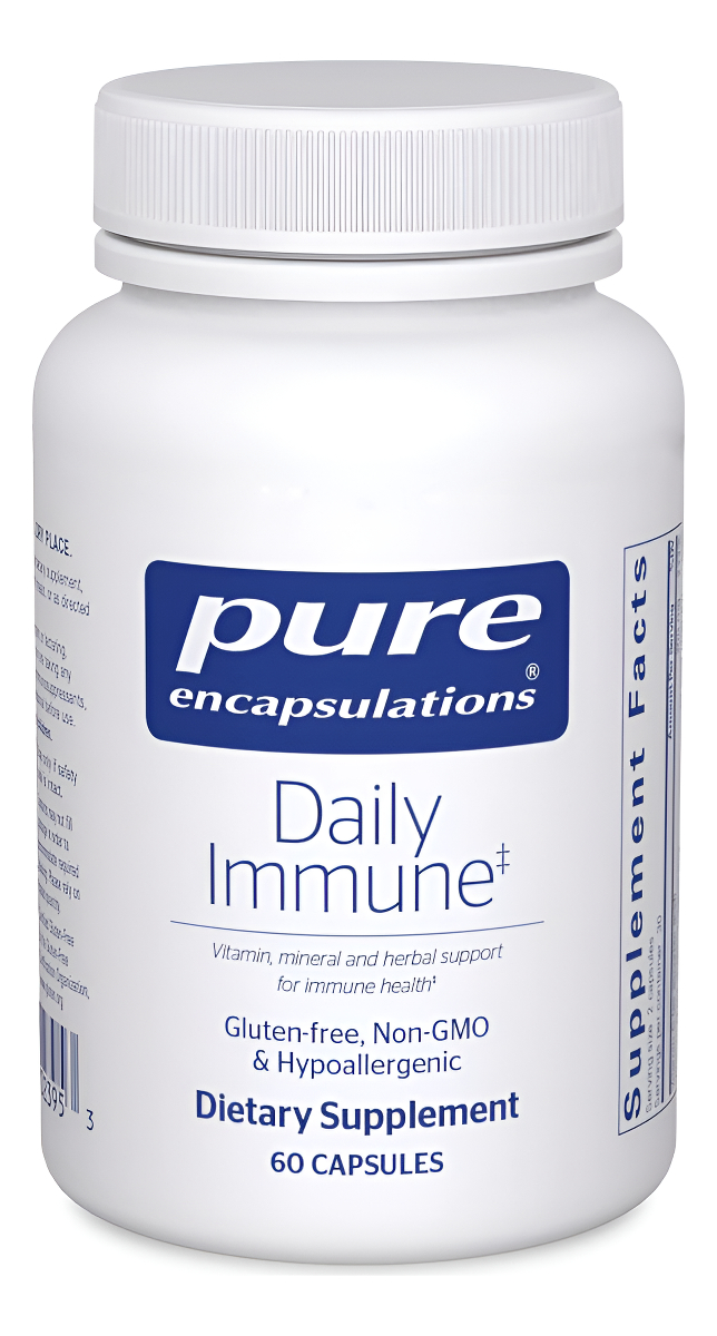 Pure Encapsulations Inmune Diario | Fórmula Inmune Integral Con Vitaminas, Minerales Y Apoyo Herbario | 60 Cápsulas*