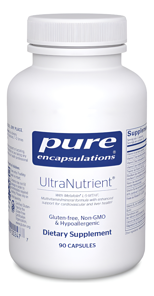 Pure Encapsulations - Ultranutrient - Complejo Multivitamínico/mineral Hipoalergénico Con Antioxidantes Avanzados