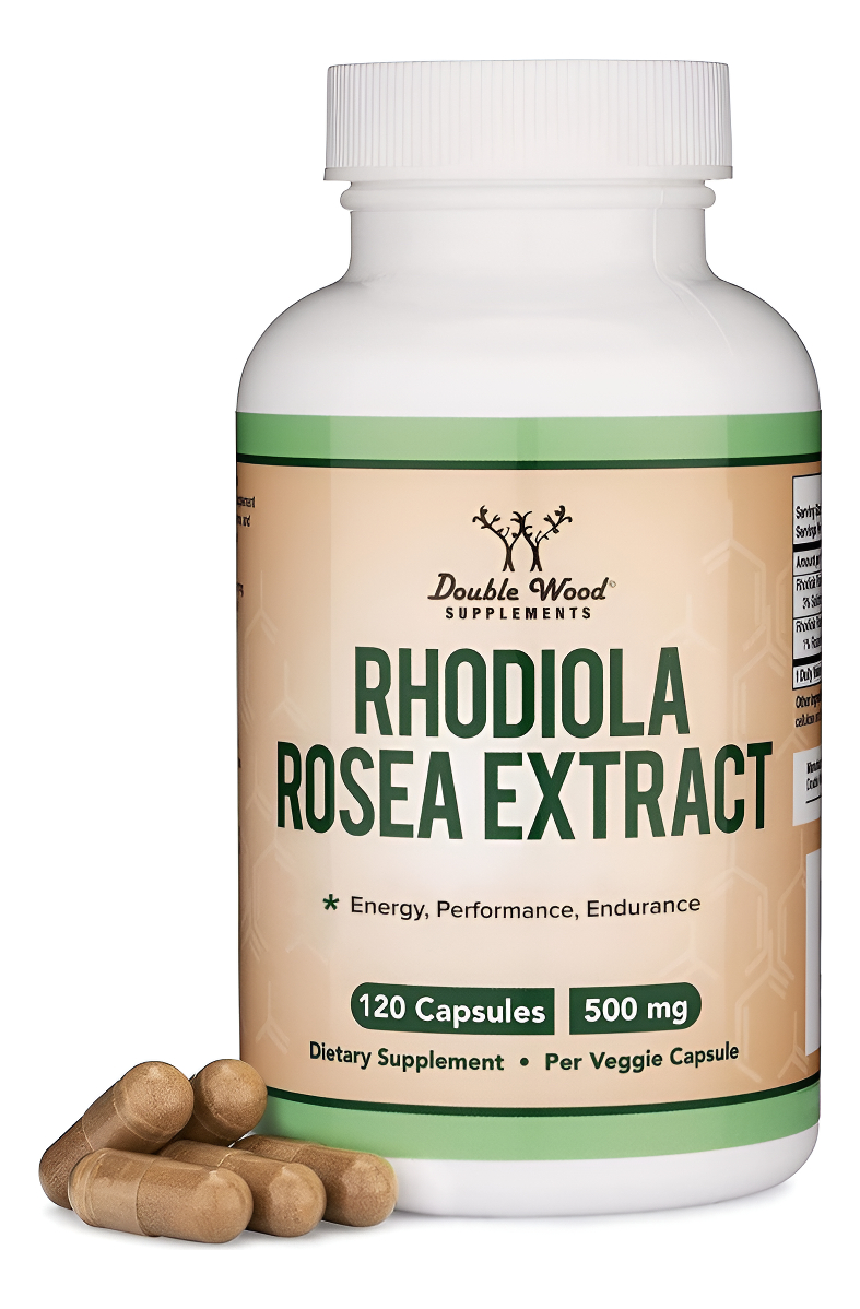 Rhodiola Rosea Supplement 500 Mg, 120 Cápsulas Veganas (fabricadas Y Probadas En Los Estados Unidos, 3% De Salidrosidas