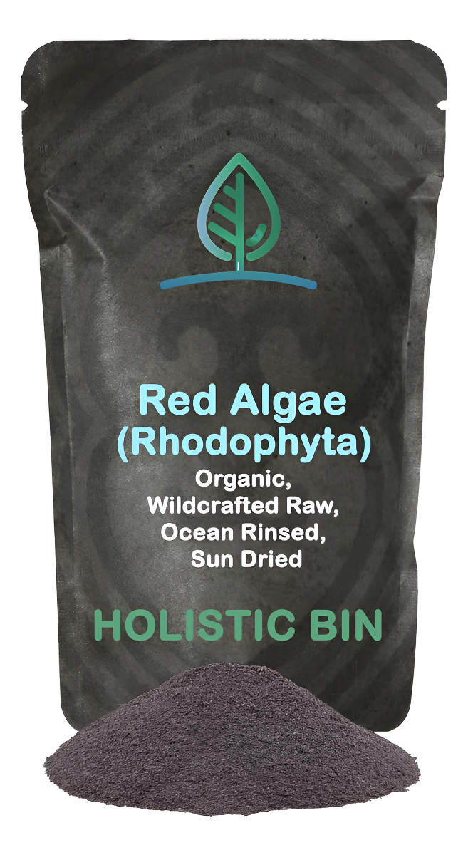 Algas Marinas Rojas En Polvo Gigartina Y Dumontiacea - Suplementos De Algas Rojas | Sin Gluten, Vegano, Cosechado Silve
