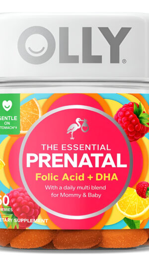 Olly 60 Gomitas Multivitamínicas Prenatales, Favorece El Crecimiento Saludable Y El Desarrollo Cerebral