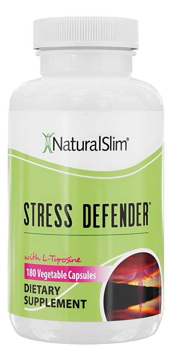 Naturalslim Stress Defender - Suplementos Naturales De Apoyo Al Estrés Con Fórmula Calmante De Cortisol, Mejor Estado D