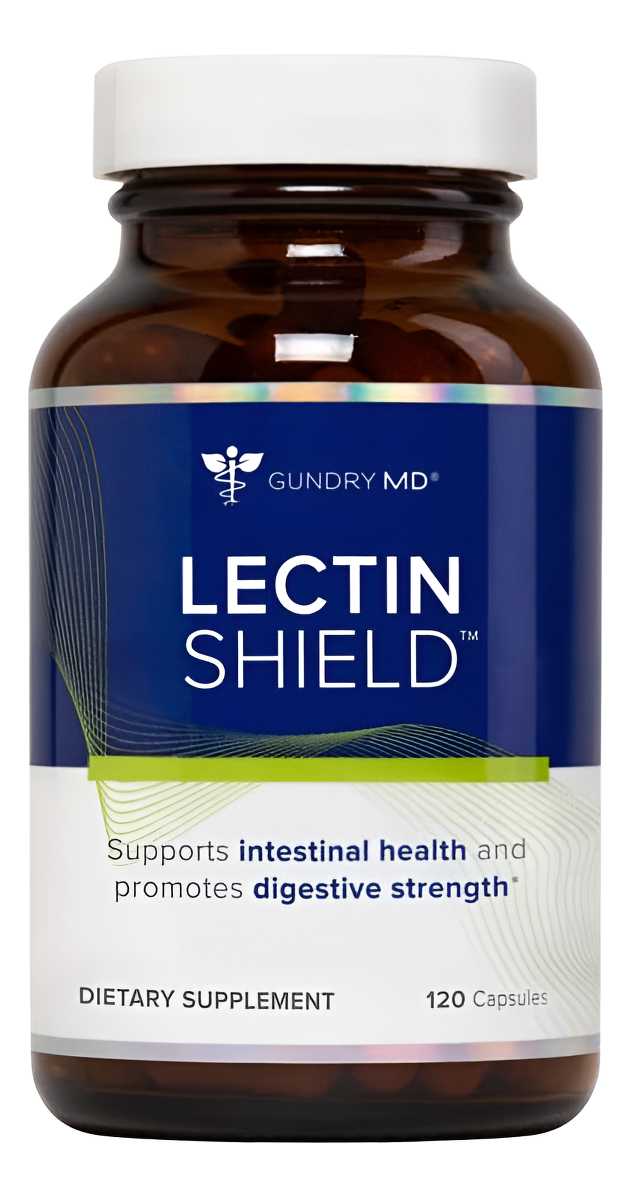 Gundry Md® Lectin Shield Suplemento De Apoyo Para La Salud Intestinal Y Fuerza Digestiva, 120 Unidades