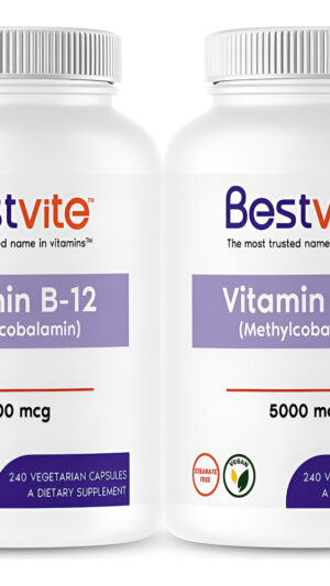 Bestvite Vitamina B12 (metilcobalamina) 5000mcg (480 Cápsula
