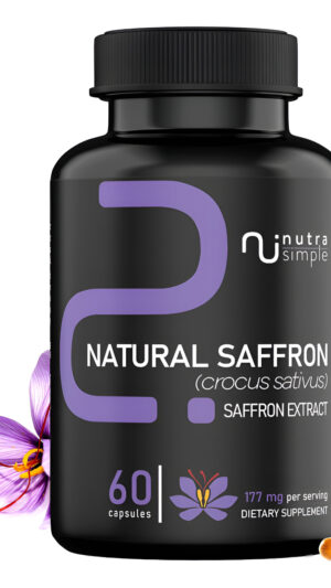 Suplementos De Azafrán De 177 Mg, Extracto De Azafrán Puro, Fabricado En Estados Unidos, Apoyo Natural Del Estado De Án