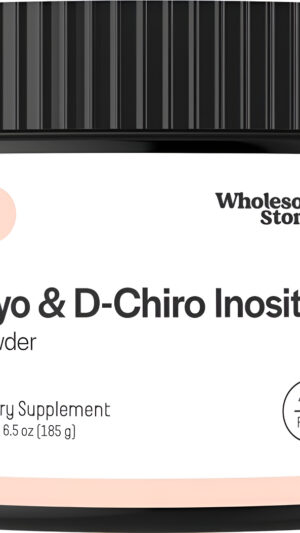 Wholesome Story Mio-inositol Y D-quiro-inositol En Polvo, Equilibrio Hormonal, Vitamina B8, 40:1, 185g