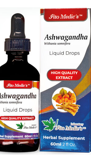 Laboratorio: Líquido Ashwagandha, Apoyo Natural Para Aliviar El Estrés, Ayuda Para Dormir Y Mejorar El Estado De Ánimo.