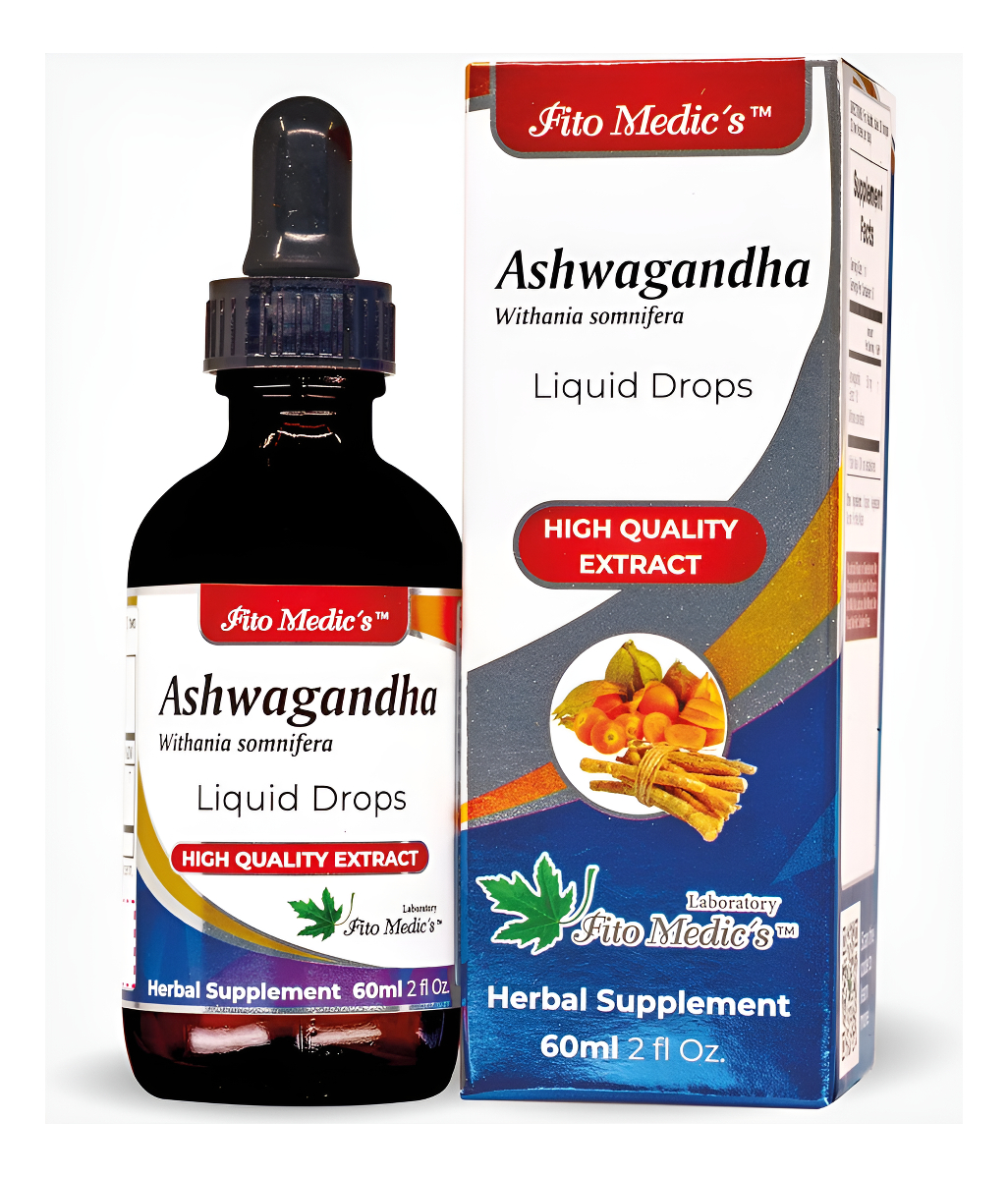 Laboratorio: Líquido Ashwagandha, Apoyo Natural Para Aliviar El Estrés, Ayuda Para Dormir Y Mejorar El Estado De Ánimo.