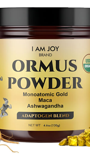 Ormus Powder | Oro Monoatómico 24k Blanco M-state | Adaptógeno Stack Maca Ashwagandha | Desintoxicación De La Glándula