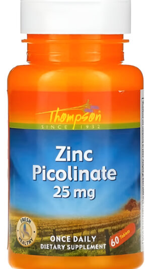 Picolinato De Zinc 25mg 60 Tabs