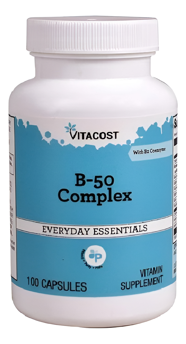 Vitamin B 50 Complex 100 Tabs De Vitacost