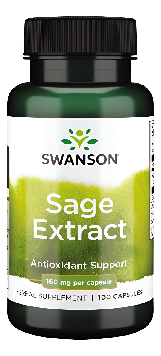 Swanson Extracto De Salvia Suplemento De Hierbas Que Promueve La Salud Y Protección Total Del Cuerpo Fórmula Natural Para Apoyo General Del Biene